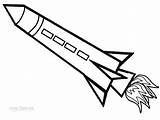 Rocket Coloring Ship Pages Kids Printable sketch template