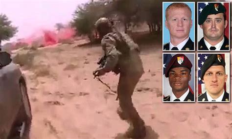 isis releases shocking video of niger ambush that killed 4 us troops daily mail online