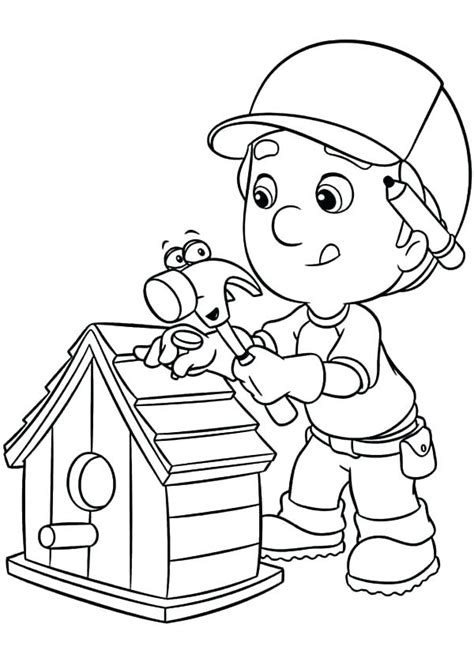 mechanic coloring page images