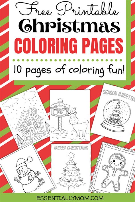 christmas printable coloring pages essentially mom
