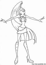 Roxy Winx Onlycoloringpages sketch template