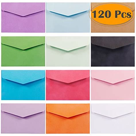 pc small colored envelopes     assorted colors office