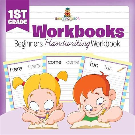 st grade workbooks beginners handwriting workbook  baby professor