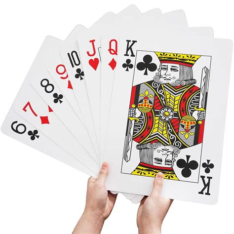 gigantic deck  playing cards