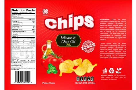 ad chips mockup  template packaging  rogeriomarcos  atcreativemarket chips mockup