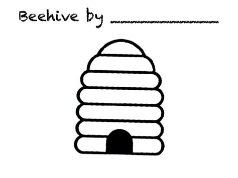 coloring book beehive google search bee hive coloring pages