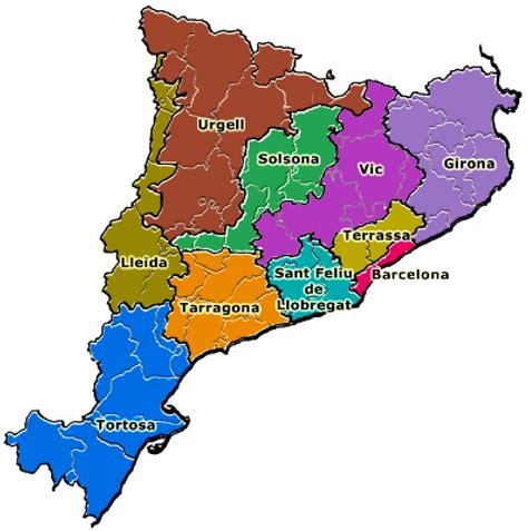 el bloc den litu la divisio territorial de catalunya al llarg de la historia els bisbats