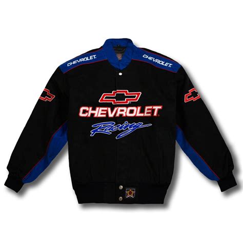 vintage nascar chevrolet racing button  race jacket