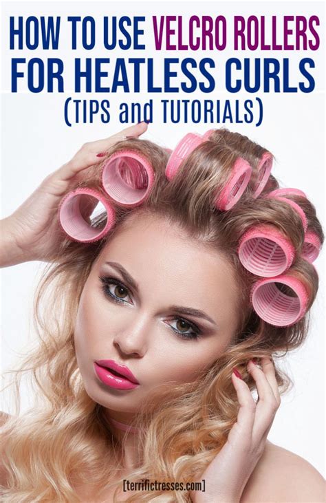 how to use velcro rollers for heatless curls velcro