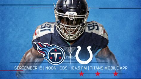 How To Watch Listen Titans Colts Tv Streaming And Radio Information