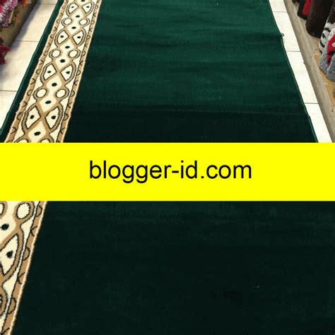 terbaru  harga karpet masjid polos  meter