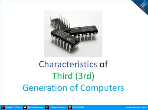 characteristics    generation  computers