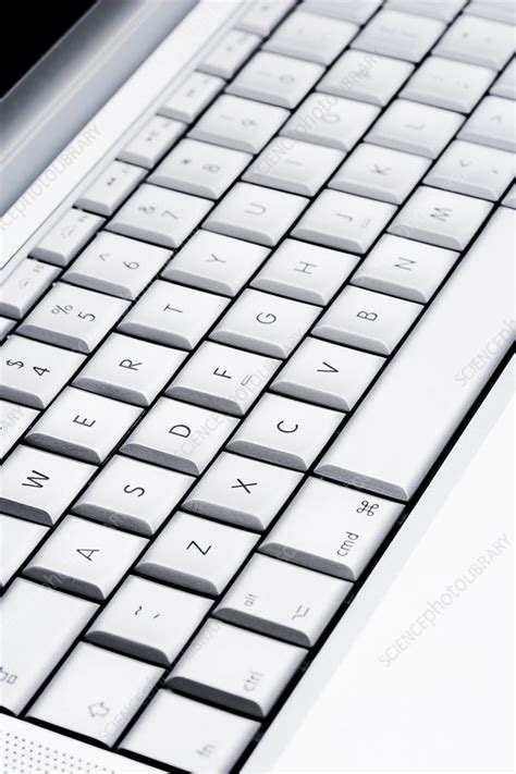 laptop keyboard stock image  science photo library