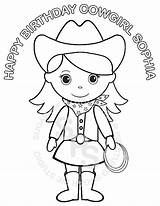 Coloring Cowgirl Pages Printable Cowboys Colouring Barbie Birthday Print Library Clipart Cowgirls sketch template