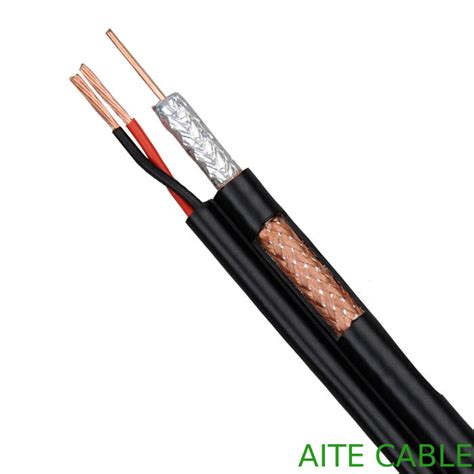 rg siamese coaxial  power cctv cable core mm cca dc wire