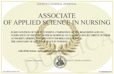 Associate Of Applied Science In Nursing