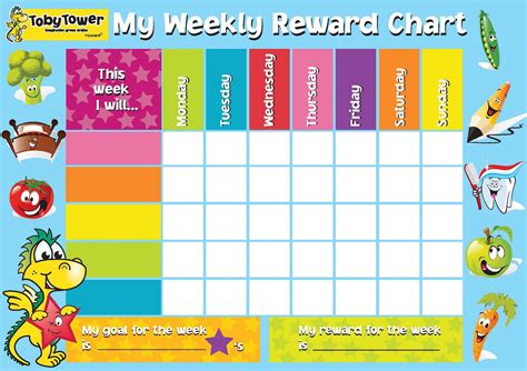 printable reward charts   monitoring reward chart template