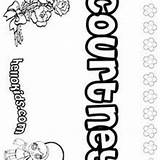Courtney Coloring Pages Hellokids Name Crimson sketch template