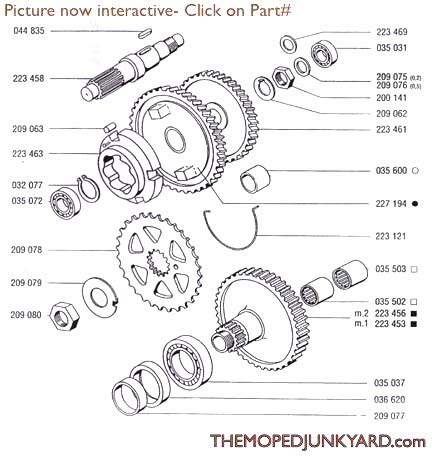 diagram reference tb tomos aa transmission gears