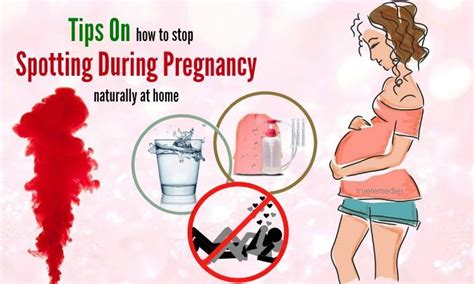 18 tips on how to stop spotting during pregnancy at home