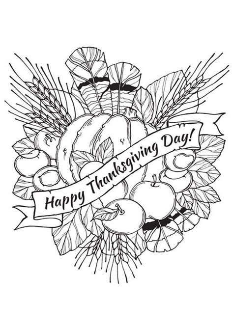 printable thanksgiving coloring pages tulamama