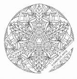 Complex Geometric Coloring Pages Getcolorings sketch template