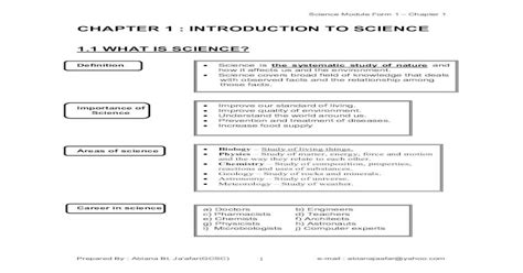 science form  chapter   document