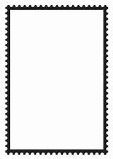 Postzegel Rechthoek Francobollo Rectangular Sello Viereckige Briefmarke Kleurplaat Rettangolare Schoolplaten Malvorlage sketch template