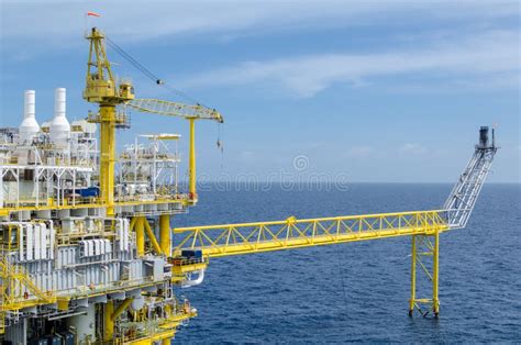 offshore platform stock photo image  natural drill