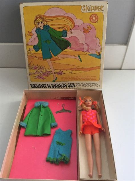 vintage skipper doll htf bright n breezy t set 1969