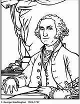 Coloring Pages Washington George Harmony Getdrawings Fifth sketch template