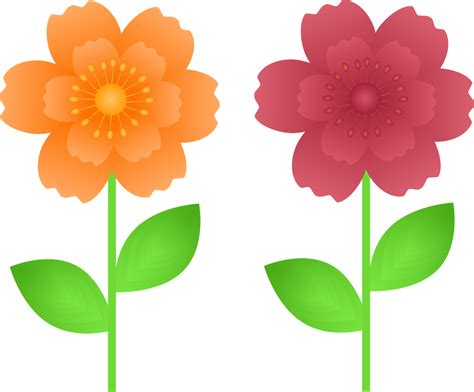 flowers clip art art royalty  vector graphic pixabay