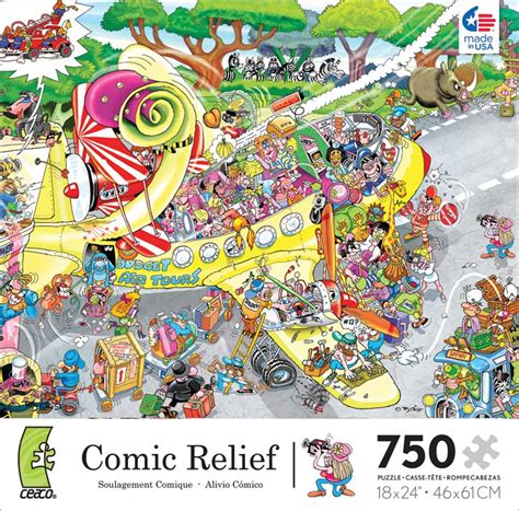 Comic Relief Take Off 750 Pieces Ceaco Puzzle Warehouse