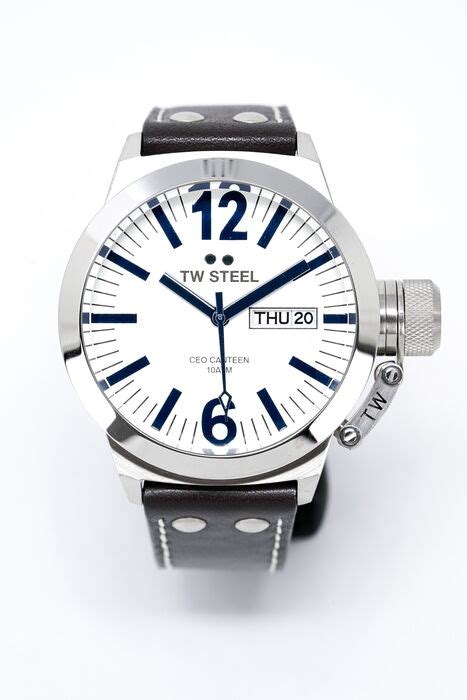 tw steel ceo canteen white  reserve price ce catawiki