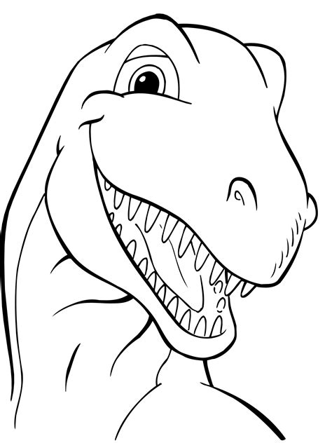 dinosaur head drawing  getdrawings