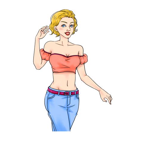 Sexy Cartoon Png Picture Blonde Sexy Cartoon Character Blonde Girl