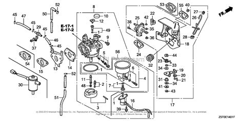 honda engines gxrt vc engine tha vin gcakt   gcakt  parts diagram