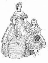 Victorian Brides sketch template