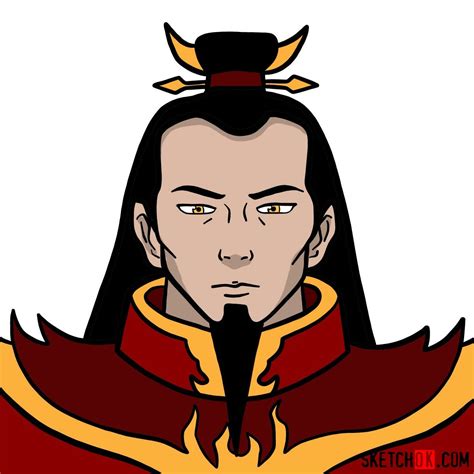 draw  face  ozai avatar step  step drawing guide