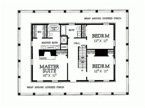 elegant  bedroom house plans  porch  home plans design