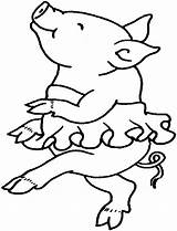Pig Easter Clipart Pages Cliparts Library Colouring Funny Coloring sketch template