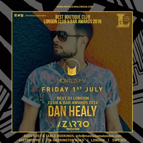 montezuma london dj dan healy chelsea london