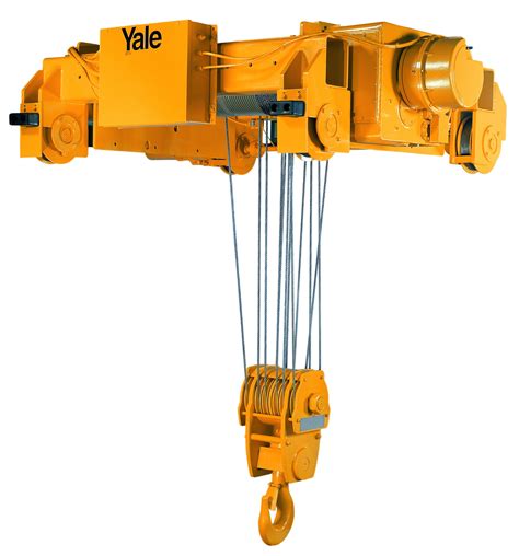 yale cable king   ton electric wire rope hoist fpm  lift single reeve yale