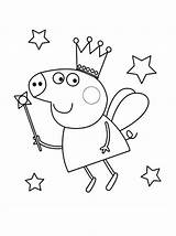 Coloring Pig Peppa Pages Printable Fairy Color Kids Good Rocks Colouring Sheets Pdf Print Friends Getcolorings Sheet Everfreecoloring Getdrawings Elephant sketch template