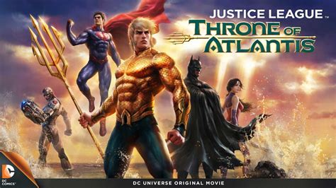 3rd Justice League Throne Of Atlantis Dvd
