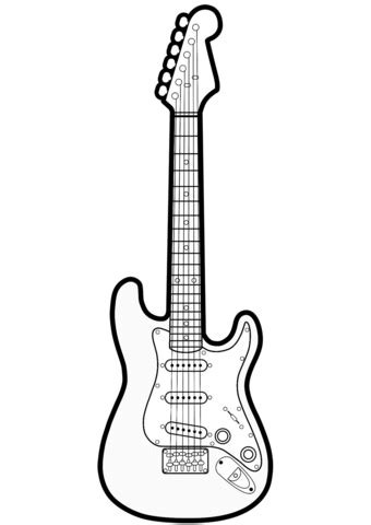 bass guitar coloring pages richard mcnarys coloring pages