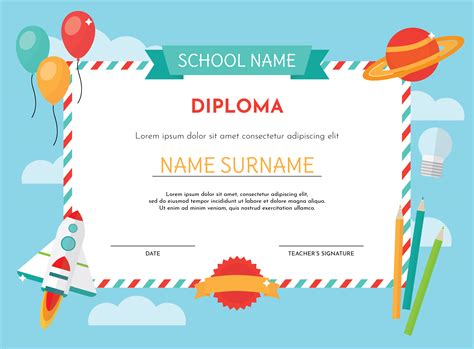 preschool diploma printable