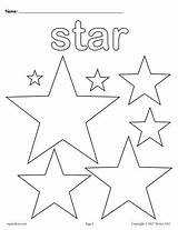 Coloring Star Pages Stars Shapes Kids Shape Worksheets Printable Tracing Worksheet Color Print Drawing Cutting Preschool Toddlers Sheet Preschoolers Template sketch template