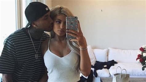 kylie jenner shares nsfw topless pic with tyga for his