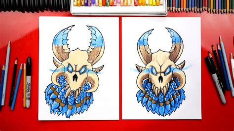 draw fortnite ragnarok mask art  kids hub